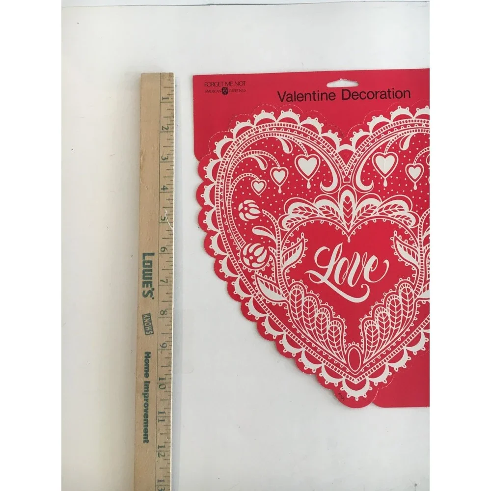 Valentine Decoration American Greetings Forget Me Not Paper Heart Party Decor